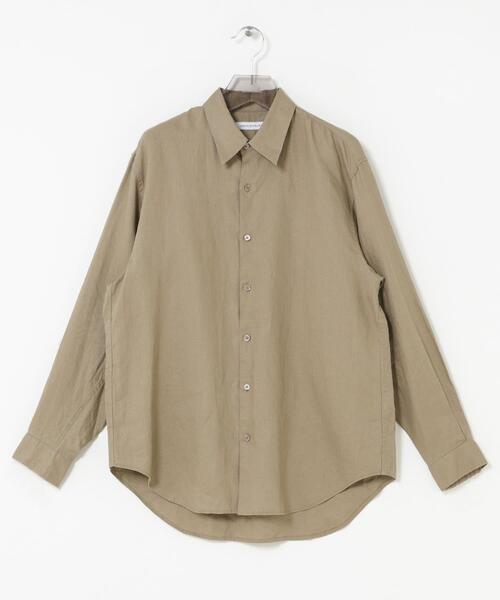 URBAN RESEARCH（アーバンリサーチ）の「LINEN REGULAR SHIRTS（シャツ/ブラウス・メンズ・ブラック/ベージュ/ネイビー/ブルー系その他・MEDIUM/LARGE）」の20枚目の写真