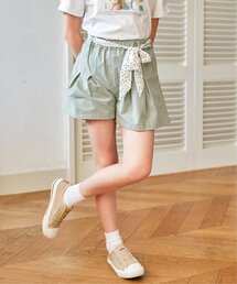 ikka | さらっとスカーフ付きタックキュロット(120~160cm)(その他パンツ)