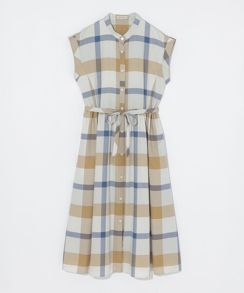 CB CRESTBRIDGE(シービークレストブリッジ)の「クレストブリッジチェックフレンチスリーブワンピース(ワンピース・レディース・ベージュ系その他3・M/S)」の8枚目の写真