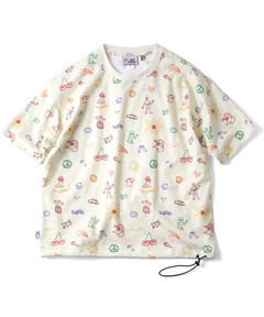 T/CドライスラブハッピーペイントビッグTEE