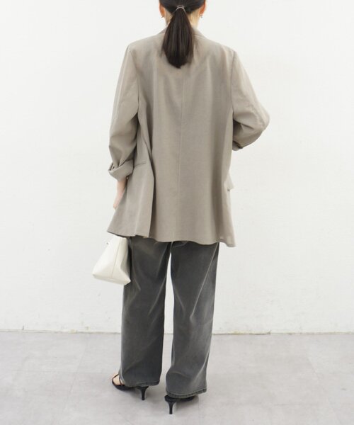 LOUNGEDRESS(ラウンジドレス)の「【PUFRILL/パフリル】デニムパンツ(デニムパンツ・レディース・ブルー/ブラック・X-SMALL/SMALL)」の6枚目の写真