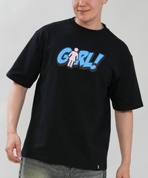 GIRL（ガール）の「【ムラサキスポーツ限定】GIRL/ガール 半袖 Tシャツ ロゴ GR26STM04（Tシャツ/カットソー）」