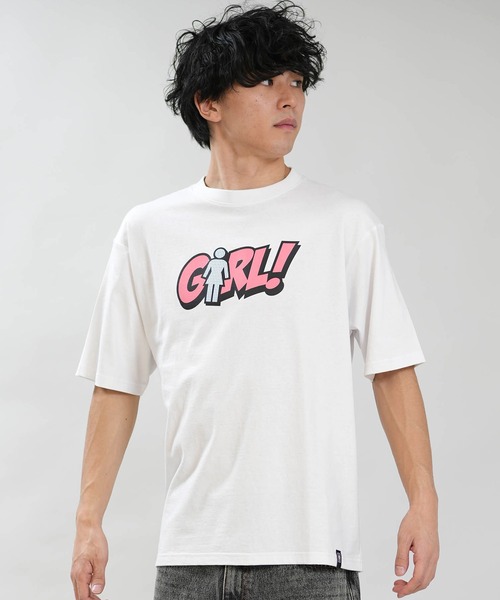 girl(ガール)の「【ムラサキスポーツ限定】GIRL/ガール 半袖 Tシャツ ロゴ GR26STM04(Tシャツ/カットソー・メンズ・ブラック/ホワイト・M/L/XL)」の20枚目の写真