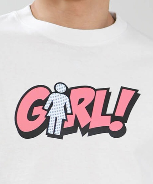 girl(ガール)の「【ムラサキスポーツ限定】GIRL/ガール 半袖 Tシャツ ロゴ GR26STM04(Tシャツ/カットソー・メンズ・ブラック/ホワイト・M/L/XL)」の14枚目の写真