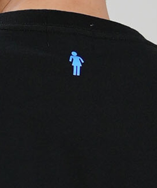 girl(ガール)の「【ムラサキスポーツ限定】GIRL/ガール 半袖 Tシャツ ロゴ GR26STM04(Tシャツ/カットソー・メンズ・ブラック/ホワイト・M/L/XL)」の5枚目の写真