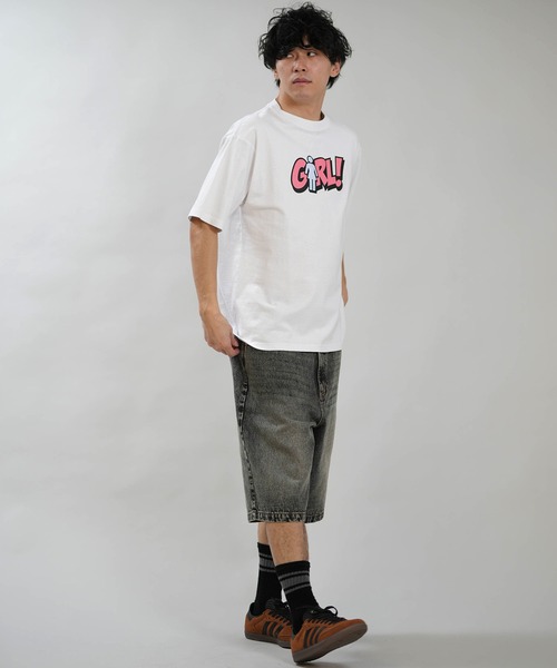 girl(ガール)の「【ムラサキスポーツ限定】GIRL/ガール 半袖 Tシャツ ロゴ GR26STM04(Tシャツ/カットソー・メンズ・ブラック/ホワイト・M/L/XL)」の15枚目の写真