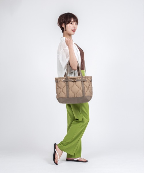 Rivel(リヴェル)の「【TRIFFER/トリファー】キルティングトートバッグ A4サイズ(トートバッグ・レディース・ベージュ/ブラウン/オリーブ/ブラック・FREE)」の12枚目の写真