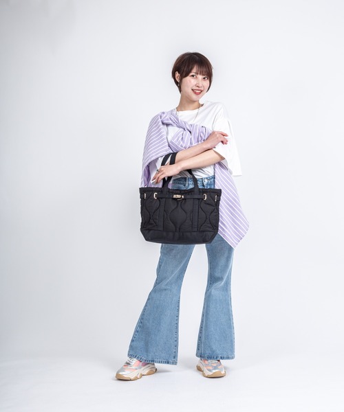 Rivel(リヴェル)の「【TRIFFER/トリファー】キルティングトートバッグ A4サイズ(トートバッグ・レディース・ベージュ/ブラウン/オリーブ/ブラック・FREE)」の21枚目の写真