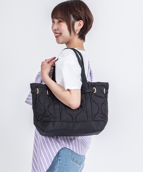 Rivel(リヴェル)の「【TRIFFER/トリファー】キルティングトートバッグ A4サイズ(トートバッグ・レディース・ベージュ/ブラウン/オリーブ/ブラック・FREE)」の19枚目の写真