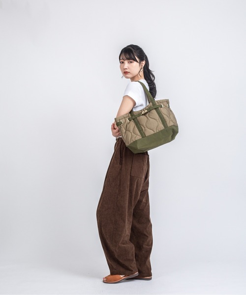 Rivel(リヴェル)の「【TRIFFER/トリファー】キルティングトートバッグ A4サイズ(トートバッグ・レディース・ベージュ/ブラウン/オリーブ/ブラック・FREE)」の18枚目の写真
