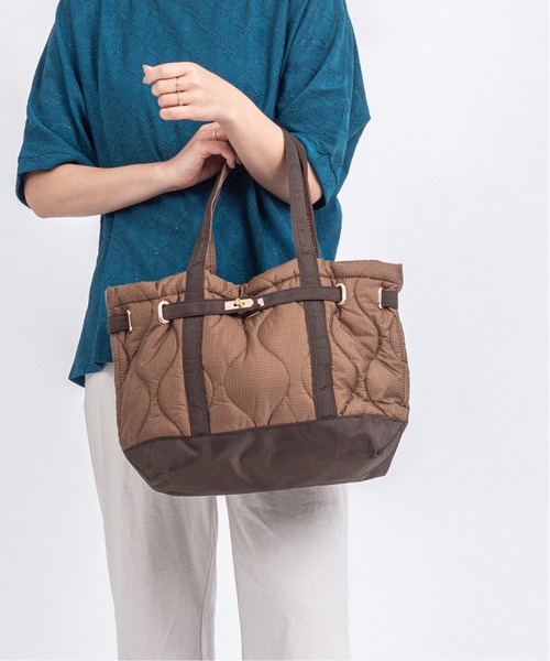 Rivel(リヴェル)の「【TRIFFER/トリファー】キルティングトートバッグ A4サイズ(トートバッグ・レディース・ベージュ/ブラウン/オリーブ/ブラック・FREE)」の7枚目の写真
