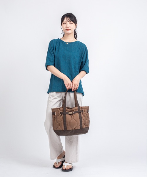 Rivel(リヴェル)の「【TRIFFER/トリファー】キルティングトートバッグ A4サイズ(トートバッグ・レディース・ベージュ/ブラウン/オリーブ/ブラック・FREE)」の8枚目の写真