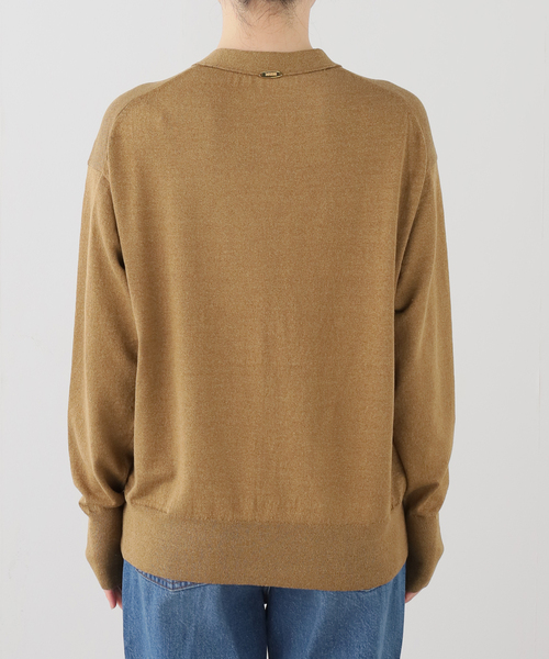 Deuxieme Classe(ドゥーズィエムクラス)の「BRONZER RICH Vネック カーディガン(カーディガン/ボレロ・レディース・キャメル・FREE)」の17枚目の写真