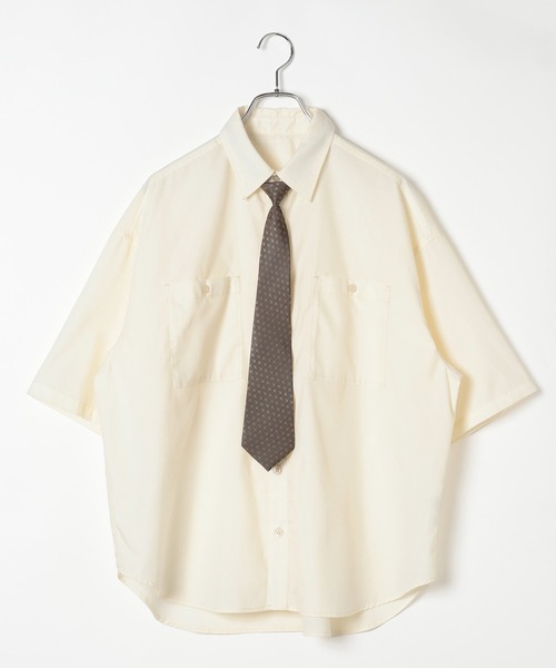 PBLIM(ページボーイリム)の「《UNISEX》ハンソデネクタイシャツ(シャツ/ブラウス・レディース・ブルー/キナリ/ブルー系その他・FREE)」の12枚目の写真