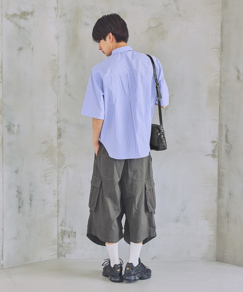 PBLIM(ページボーイリム)の「《UNISEX》ハンソデネクタイシャツ(シャツ/ブラウス・レディース・ブルー/キナリ/ブルー系その他・FREE)」の21枚目の写真