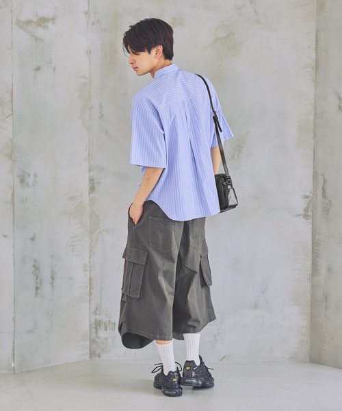 PBLIM(ページボーイリム)の「《UNISEX》ハンソデネクタイシャツ(シャツ/ブラウス・レディース・ブルー/キナリ/ブルー系その他・FREE)」の20枚目の写真
