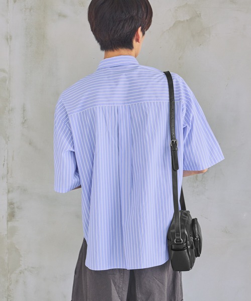 PBLIM(ページボーイリム)の「《UNISEX》ハンソデネクタイシャツ(シャツ/ブラウス・レディース・ブルー/キナリ/ブルー系その他・FREE)」の22枚目の写真