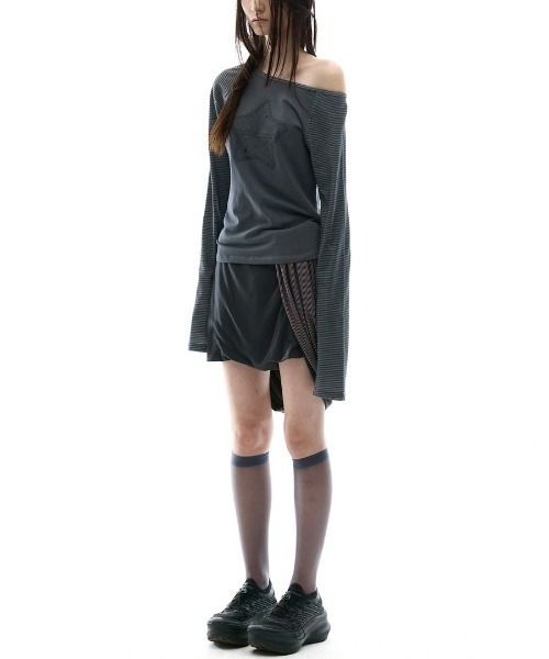 OJOS｜オホスのTシャツ/カットソー（グレー/灰色系・長袖）通販 - ZOZOTOWN