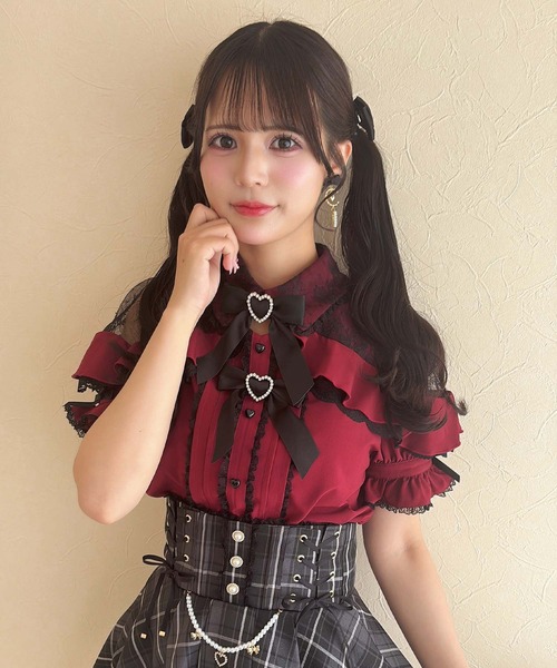 ROJITAまとめ売り ROJITA｜ロジータのトップス（レッド/赤色系・リボン）通販 - ZOZOTOWN