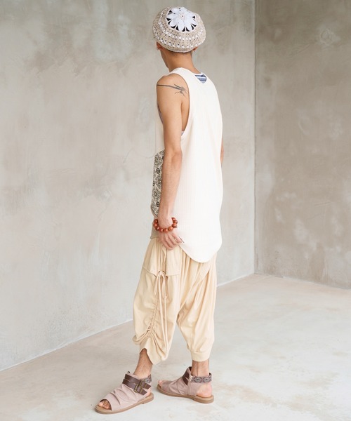 チャイハネ（チャイハネ）の「【チャイハネ】カットソーMEN'S変形サルエルパンツ（その他パンツ・メンズ・ブラック/レンガ/グリーン系その他/ベージュ/グレー・FREE）」の13枚目の写真
