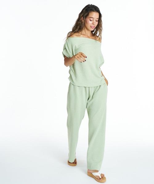 ROXY(ロキシー)の「ROXY SUNSET BREEZE PANTS ロングパンツ 【2026年夏モデル】(その他パンツ・レディース・ナチュラル/ブラック/グリーン・LARGE/MEDIUM/SMALL)」の11枚目の写真