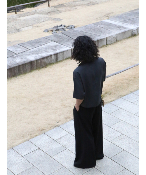 GOZER（ゴーザー）の「WINDY SHIRT_BLACK（シャツ/ブラウス・メンズ・ブラック・1/2/3）」の3枚目の写真