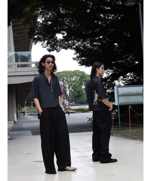 GOZER（ゴーザー）の「WINDY SHIRT_BLACK（シャツ/ブラウス・メンズ・ブラック・1/2/3）」の5枚目の写真