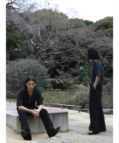 GOZER（ゴーザー）の「WINDY SHIRT_BLACK（シャツ/ブラウス・メンズ・ブラック・1/2/3）」の6枚目の写真