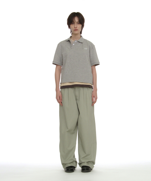PARTIMENTO WOMEN（パルティメントウィメン）の「アシンメトリックポロレギュラーティー_メランジ（ポロシャツ・レディース・その他・SMALL/MEDIUM）」の4枚目の写真