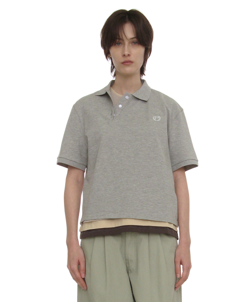 PARTIMENTO WOMEN（パルティメントウィメン）の「アシンメトリックポロレギュラーティー_メランジ（ポロシャツ・レディース・その他・SMALL/MEDIUM）」の5枚目の写真