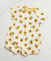 ぽこぽこ総柄ロンパス