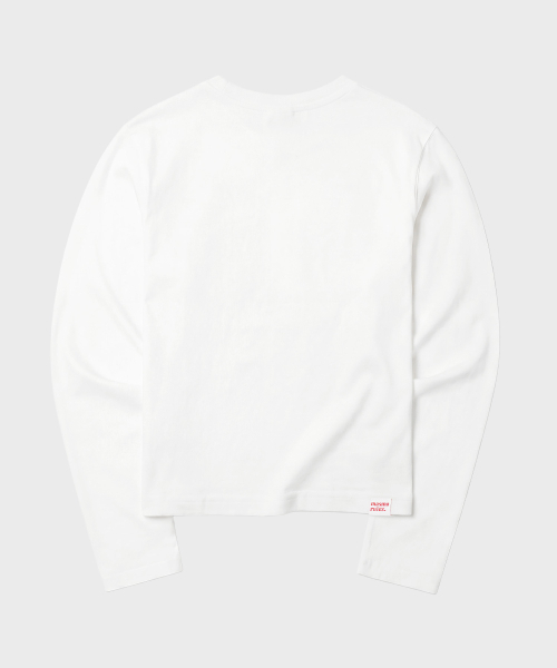 MASMARULEZ APPAREL（マスマルールズ アパレル）の「Cross Doodle Long Sleeve_White（Tシャツ/カットソー・レディース・ホワイト・ONE SIZE）」の5枚目の写真