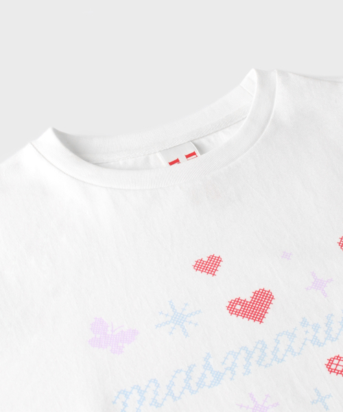 MASMARULEZ APPAREL（マスマルールズ アパレル）の「Cross Doodle Long Sleeve_White（Tシャツ/カットソー・レディース・ホワイト・ONE SIZE）」の6枚目の写真