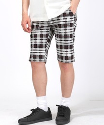 スーパーストレッチ総柄ショートパンツ