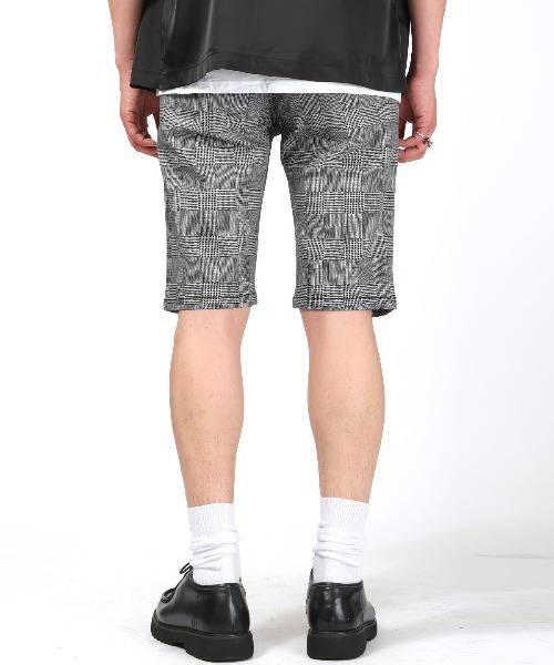 LUXSTYLE(ラグスタイル)の「スーパーストレッチ総柄ショートパンツ(その他パンツ・メンズ・チェック/グレー系その他/グレー系その他2/カモフラージュ・XXL/XL/L/M)」の14枚目の写真
