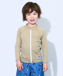 b・ROOM（ビールーム）の「【SWIM】【UV】フルジップメッシュラッシュガード【子供服】【キッズ】【男の子】【女の子】（水着）」