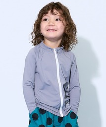 b・ROOM（ビールーム）の「【SWIM】【UV】フルジップメッシュラッシュガード【子供服】【キッズ】【男の子】【女の子】（水着）」