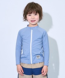 b・ROOM（ビールーム）の「【SWIM】【UV】フルジップメッシュラッシュガード【子供服】【キッズ】【男の子】【女の子】（水着）」