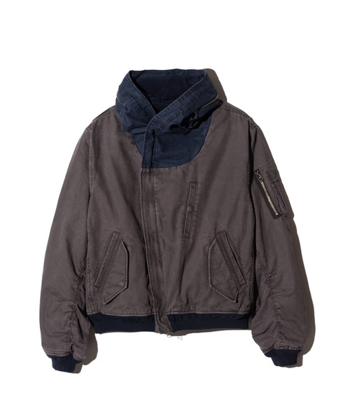 glamb(グラム)の「Carol Fade MA-1 / キャロルフェイドMA-1(MA-1・メンズ・ブラック/カーキ/チャコール・S/M/L)」の5枚目の写真