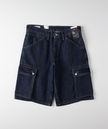 【Levi's】478 バギー デニムカーゴショーツ (ワークテイスト / 膝丈 / ダークインディゴ)