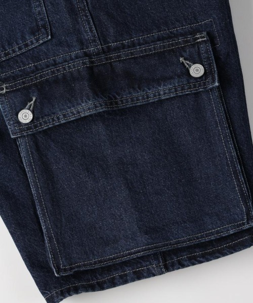 Levi's(リーバイス)の「【Levi's】478 バギー デニムカーゴショーツ (ワークテイスト / 膝丈 / ダークインディゴ)(その他パンツ・メンズ・ダークインディゴブルー・28inch/30inch/32inch/34inch)」の6枚目の写真