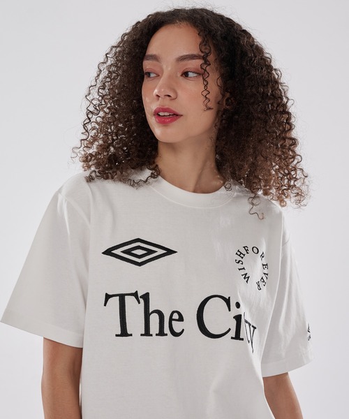 WISH FOR EVER（ウィッシュフォーエバー）の「【UMBRO】GAME LOGO DRAW CODE T / ゲームロゴドローコードT（Tシャツ/カットソー・メンズ・オフホワイト/ネイビー/ブラック・SMALL/MEDIUM/LARGE）」の13枚目の写真