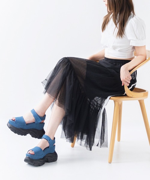 attagirl(アタガール)の「プラットフォームスニーカーサンダル(サンダル・レディース・ブルー/ホワイト/ブラック・3L/LL/L/M/S)」の22枚目の写真
