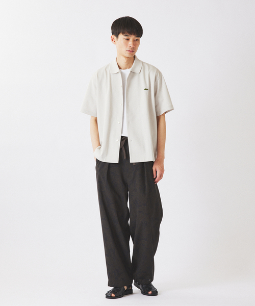 JOURNAL STANDARD relume(ジャーナルスタンダード レリューム)の「RIRANCHA(R) / リランチェ シアー プリント オーバーパンツ(スラックス・メンズ・ネイビー/ベージュ系その他/ブラウン・LARGE/MEDIUM/SMALL)」の14枚目の写真
