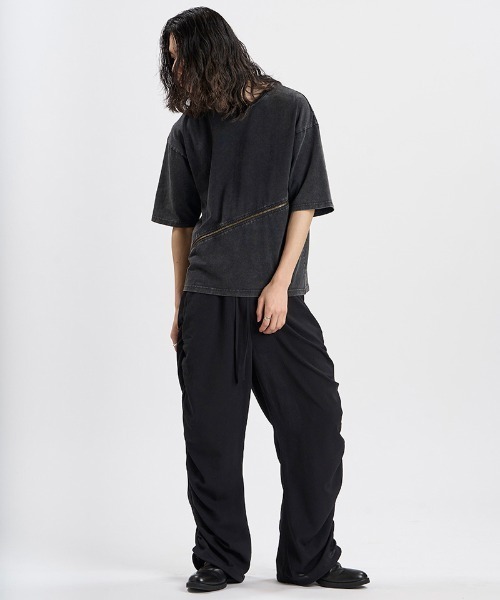 NO ID.(ノーアイディ)の「mt10531- 2WAY-ZIP-T Tシャツ(458006-494T)(Tシャツ/カットソー・メンズ・ブラック/グレー/ホワイト・ONE SIZE)」の20枚目の写真
