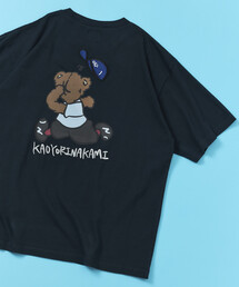 kaoyorinakami × FREAK'S STORE/カオヨリナカミ 別注 ハシリパンチベア Tee