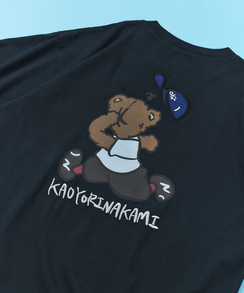kaoyorinakami(カオヨリナカミ)の「kaoyorinakami × FREAK'S STORE/カオヨリナカミ 別注 ハシリパンチベア Tee(Tシャツ/カットソー・メンズ・ベージュ/オフホワイト/チャコールグレー・MEDIUM/LARGE/SMALL)」の12枚目の写真