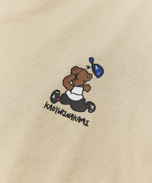 kaoyorinakami(カオヨリナカミ)の「kaoyorinakami × FREAK'S STORE/カオヨリナカミ 別注 ハシリパンチベア Tee(Tシャツ/カットソー・メンズ・ベージュ/オフホワイト/チャコールグレー・MEDIUM/LARGE/SMALL)」の16枚目の写真