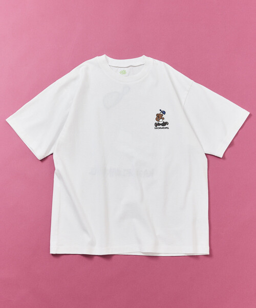 kaoyorinakami(カオヨリナカミ)の「kaoyorinakami × FREAK'S STORE/カオヨリナカミ 別注 ハシリパンチベア Tee(Tシャツ/カットソー・メンズ・ベージュ/オフホワイト/チャコールグレー・MEDIUM/LARGE/SMALL)」の17枚目の写真