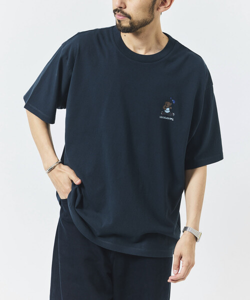kaoyorinakami(カオヨリナカミ)の「kaoyorinakami × FREAK'S STORE/カオヨリナカミ 別注 ハシリパンチベア Tee(Tシャツ/カットソー・メンズ・ベージュ/オフホワイト/チャコールグレー・MEDIUM/LARGE/SMALL)」の22枚目の写真